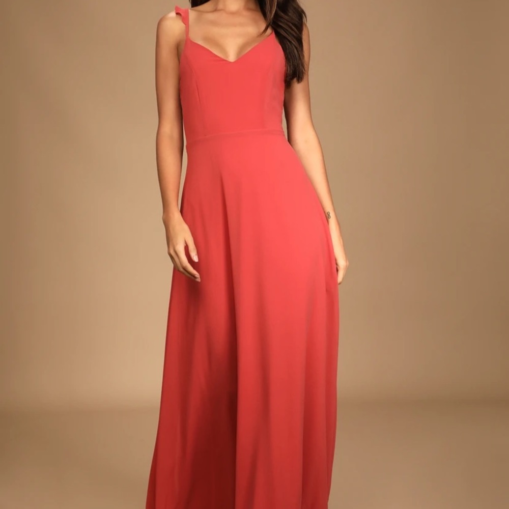 Lulus dusty rose dress